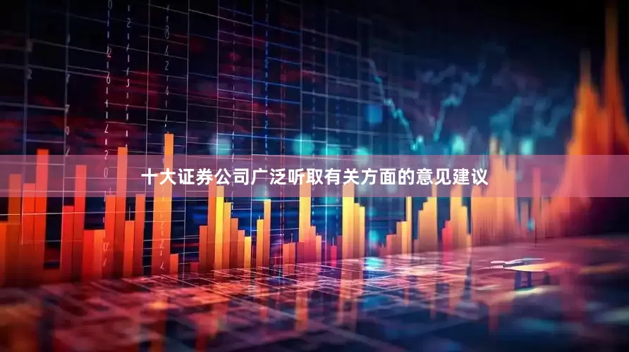 十大证券公司广泛听取有关方面的意见建议